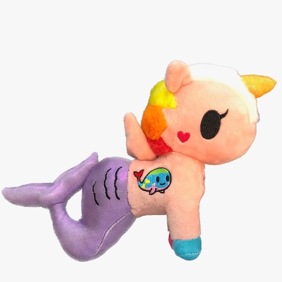 Aurora Tokidoki "Perlina" Mermicorno Plush Stuffed Mermaid Unicorn 2020 Edition - Picture 2 of 10